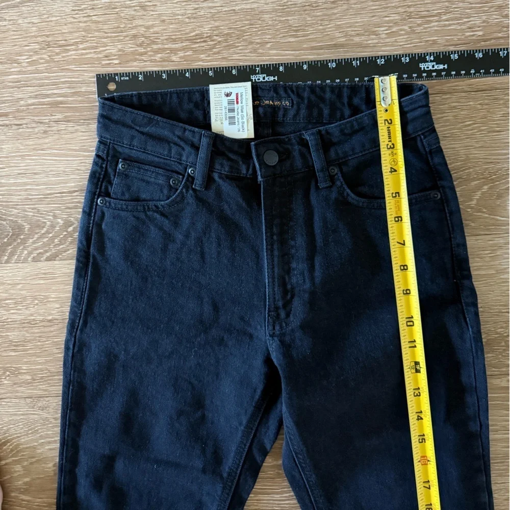 Nudie Jeans Men's Dark Black Skinny Jeans W26 X L30
